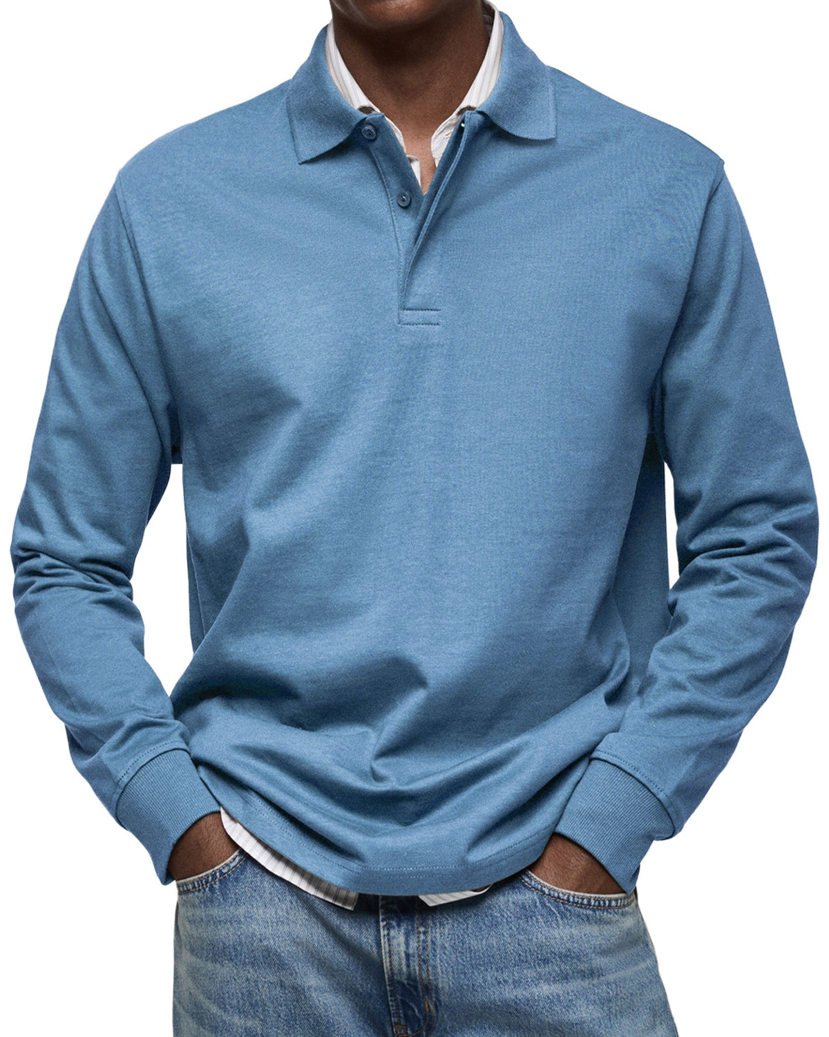 Hector | Langärmeliges Poloshirt