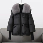 Leslie | Winterjacke mit Pelzkragen