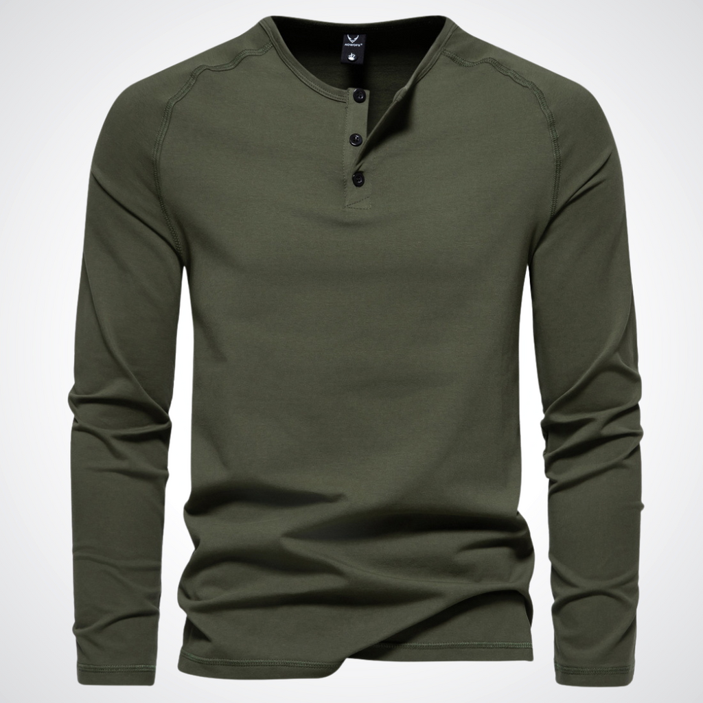 Joshua | Rundhals-Langarmshirt