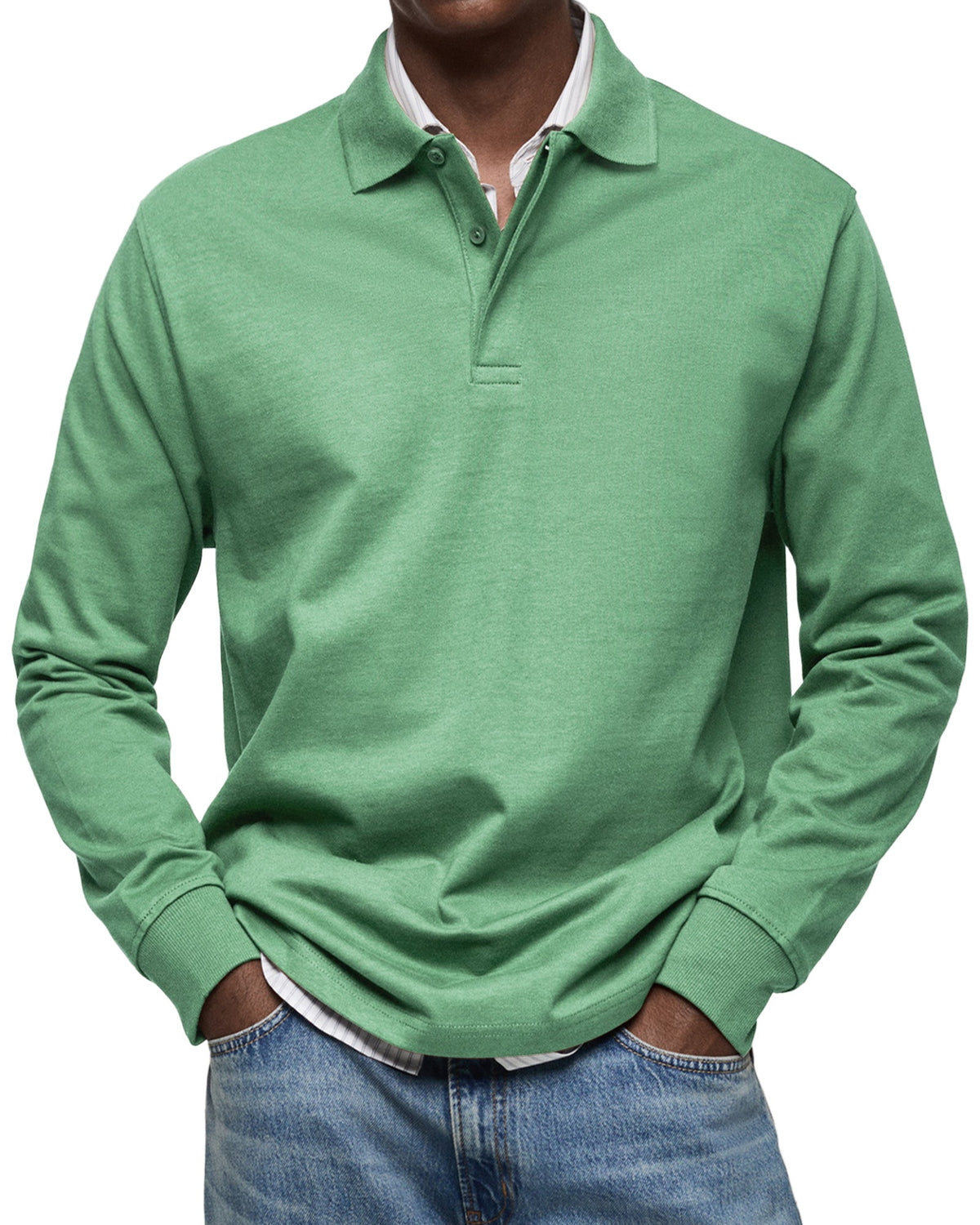 Hector | Langärmeliges Poloshirt