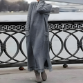Celine | Langes Wollbaumwollkleid