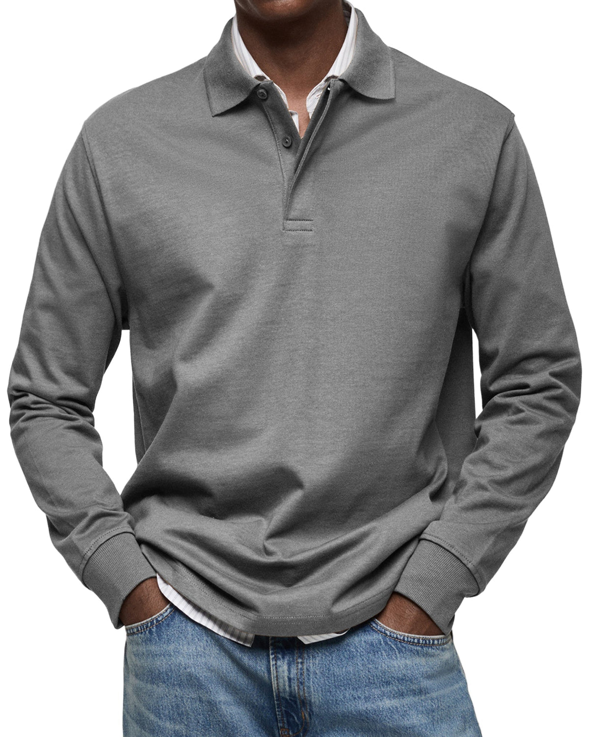 Hector | Langärmeliges Poloshirt