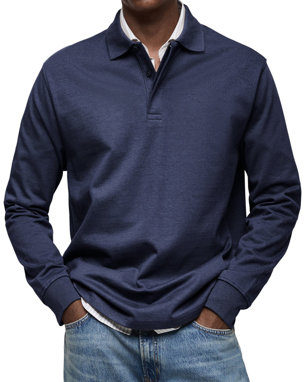 Hector | Langärmeliges Poloshirt