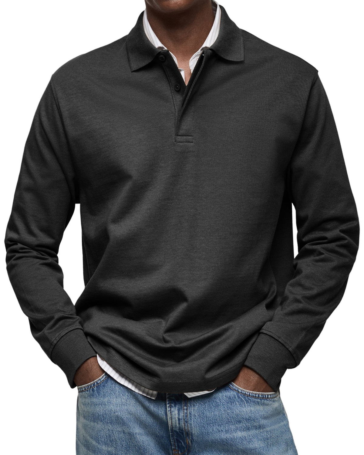 Hector | Langärmeliges Poloshirt