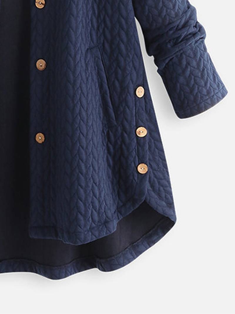Ivana | Oversized-Mantel mit Kapuze