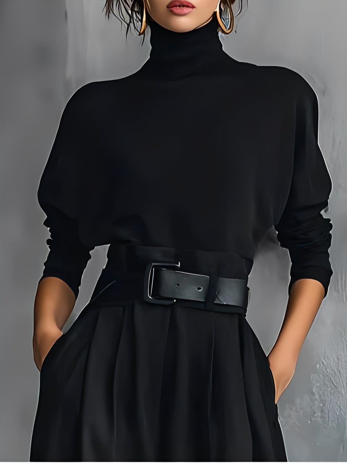 Mia – Poloshirt-Hals Gerade-Bein Jumpsuit