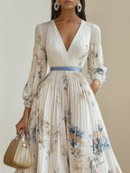 Helston | Elegantes V-Ausschnitt Kleid