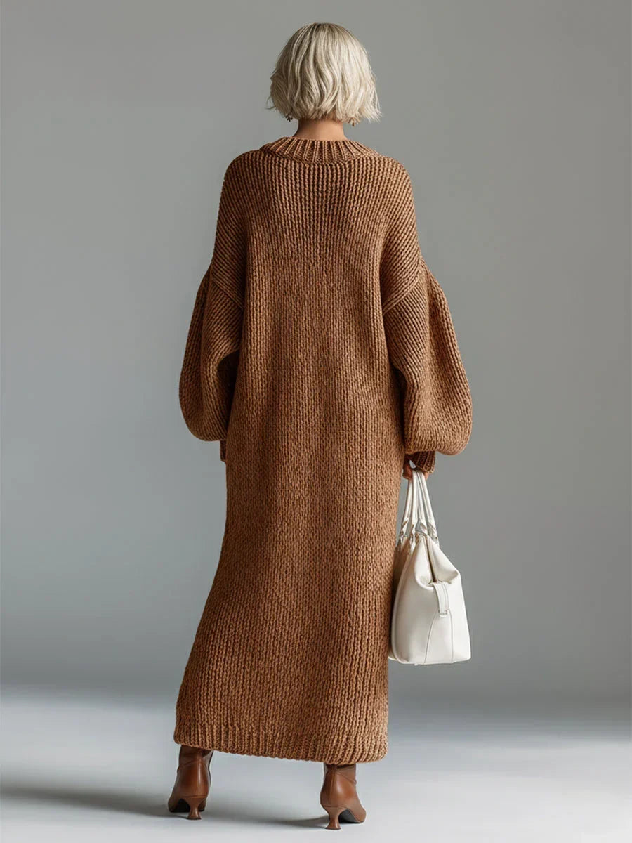 Emmari | Langes Strickkleid