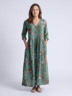 MARINA | BLUMEN MAXIKLEID