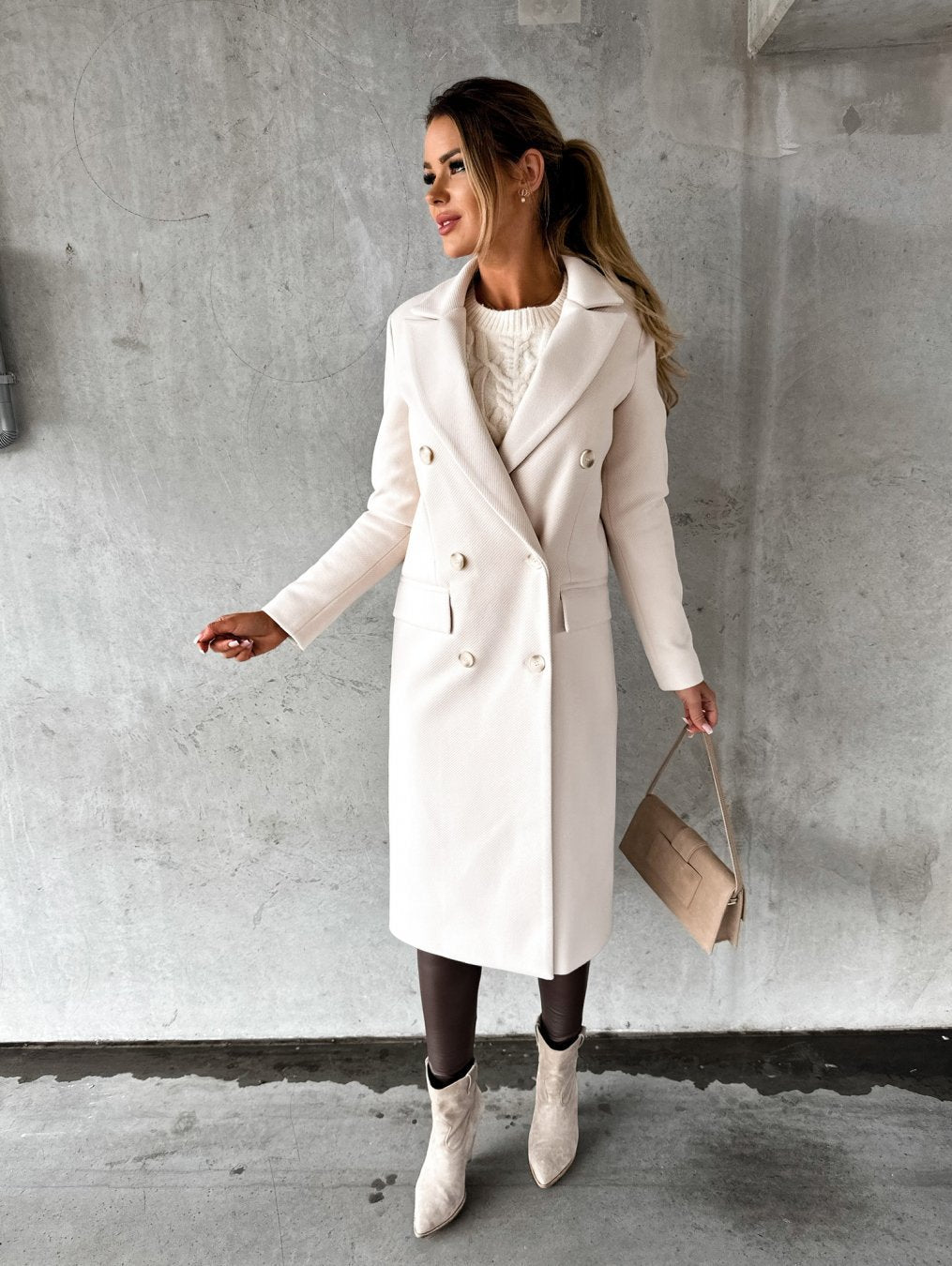 Joan | Weste mit Doppelreiher