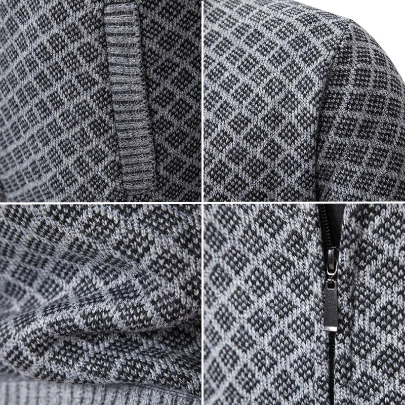Kevin | Pullover mit Stehkragen