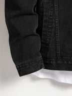 Regan | Geknöpfte Jeansjacke