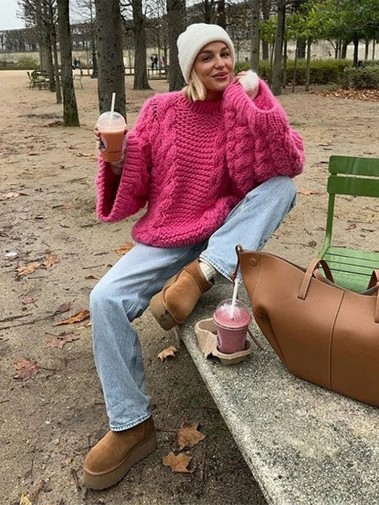 Mikaela | Oversized Strickpullover