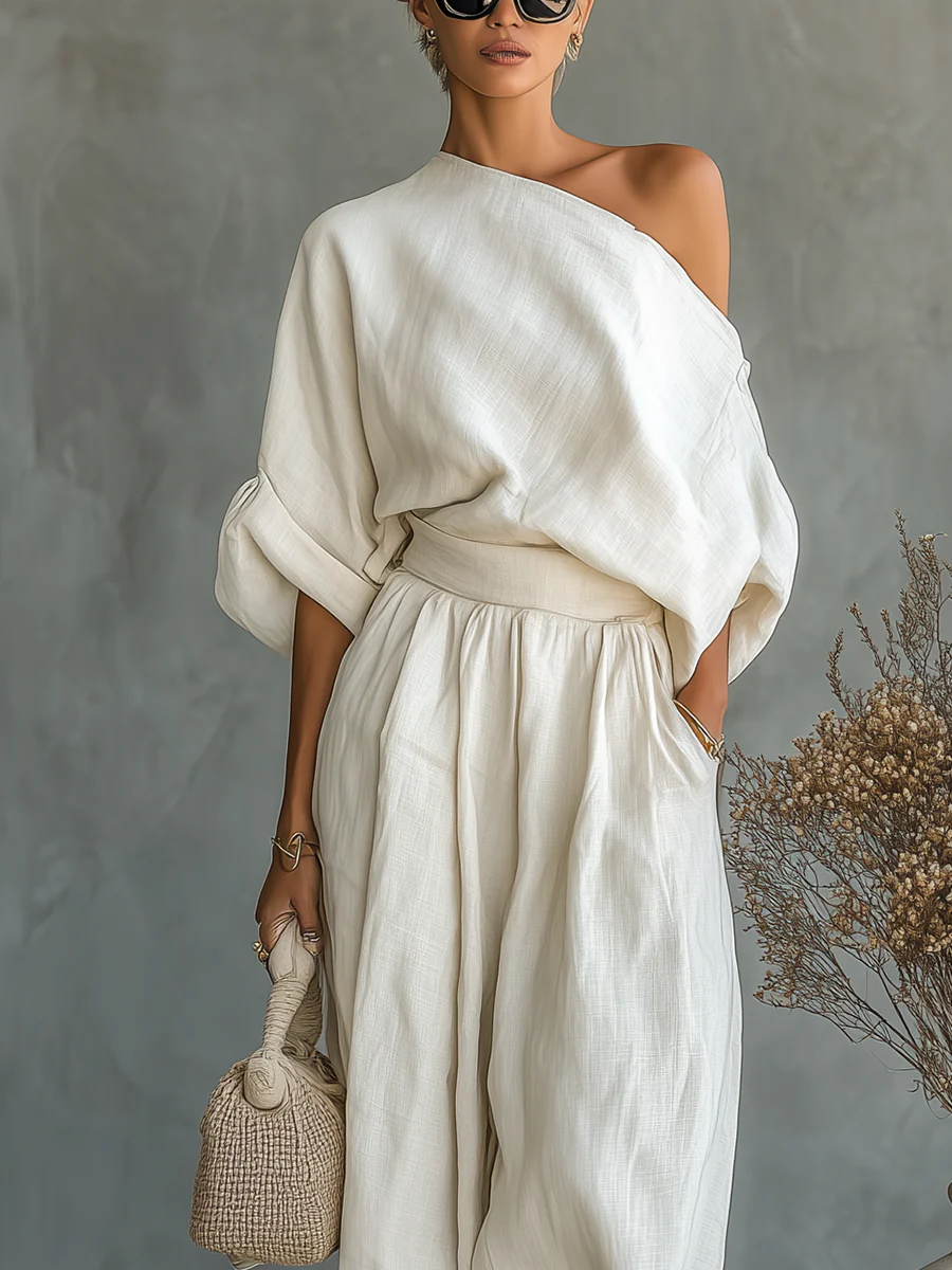 Demelza - Off-Shoulder 2-Teiliges Set