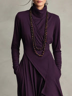 Gaille | Rollkragen Maxikleid