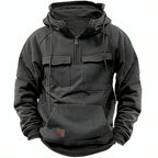 Francis | Kapuzenpullover mit Taschen und Reißverschluss