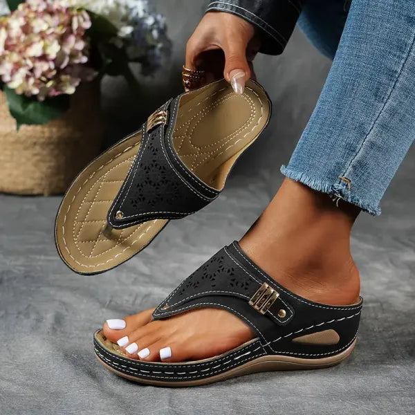 Mila | Bunte Komfortsandalen
